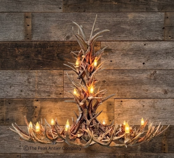 The  Matterhorn Deer Antler Chandelier