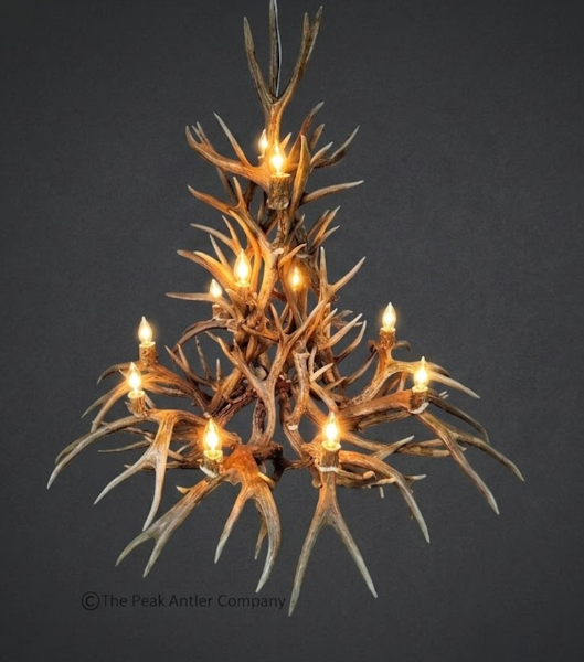 The Paloma Deer Antler Chandelier