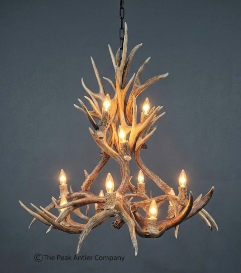 The Paloma Deer Antler Chandelier
