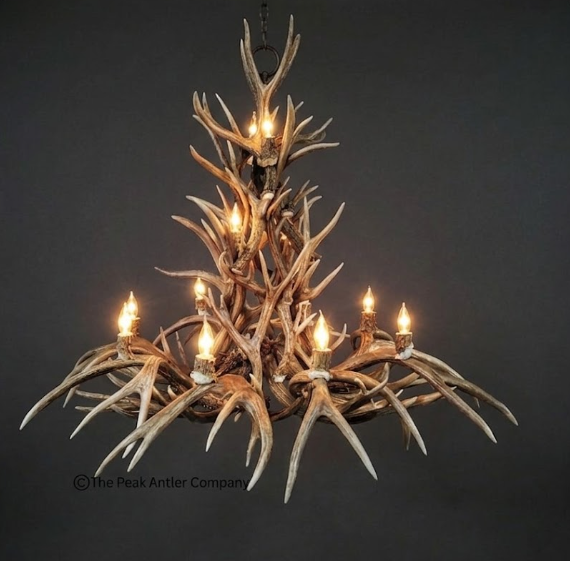 The Paloma Deer Antler Chandelier