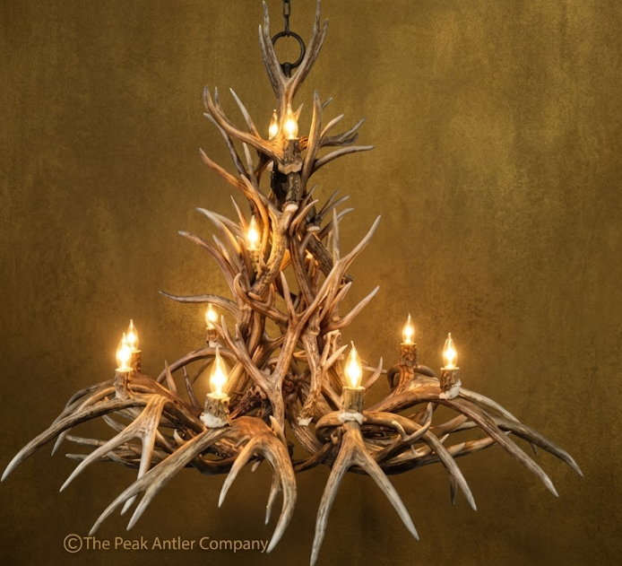 The Paloma Deer Antler Chandelier