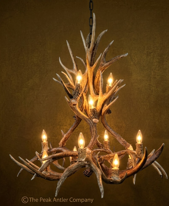 The Paloma Deer Antler Chandelier