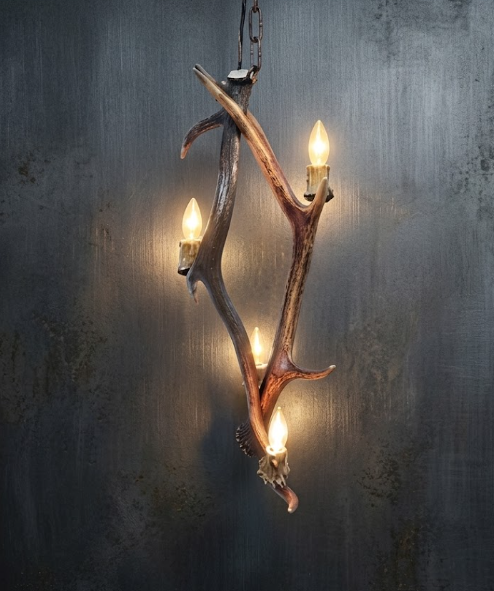 The Jackpot Elk Antler Pendant