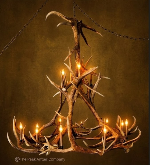 Mt. Hood Elk Antler Chandelier