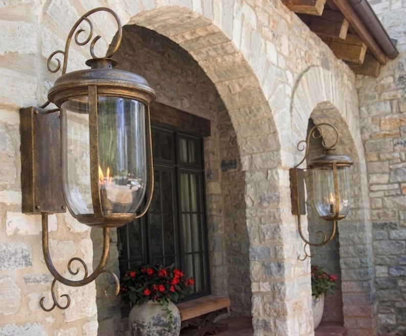 The South Beach Copper Lantern Kitchen Island Pendant Light Custom Design