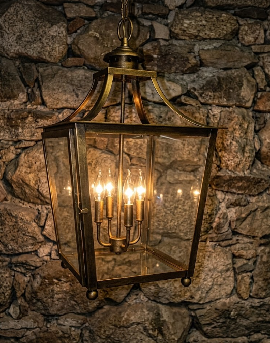 The Orlando Copper Lantern Kitchen Island Pendant Light Custom Design