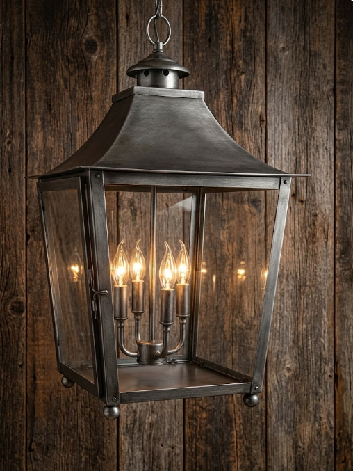 The Orlando Copper Lantern Kitchen Island Pendant Light Custom Design
