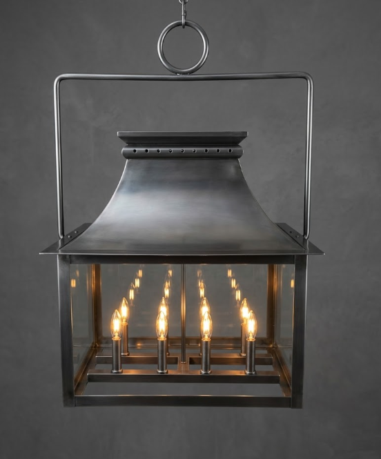 The Melville Copper Chandelier Kitchen Island Pendant Light