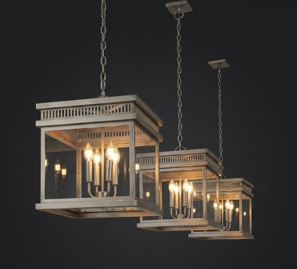 St. James Old Salt Run Copper Chandelier Kitchen Island Pendant Light
