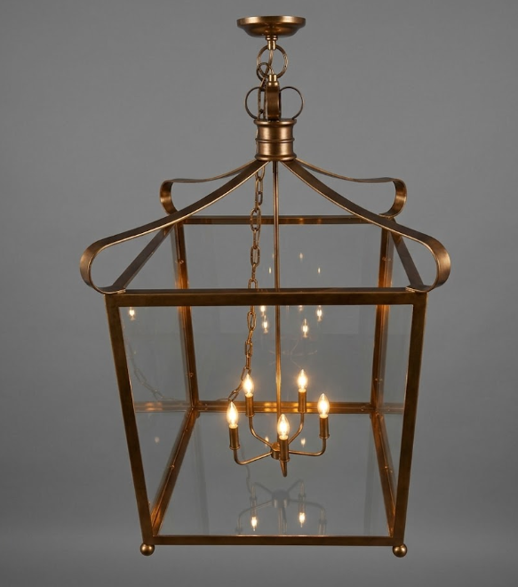 St. James Belgian Cage Chandelier Kitchen Island Pendant Light