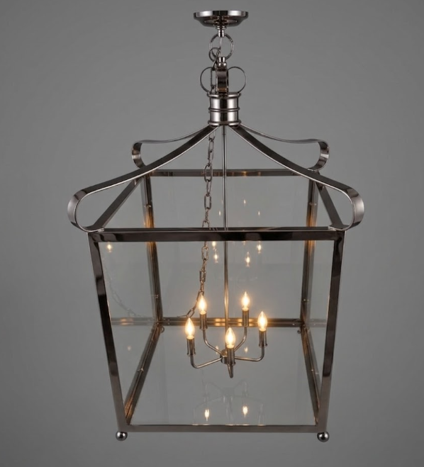 St. James Belgian Cage Chandelier Kitchen Island Pendant Light