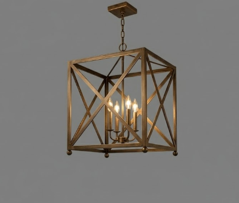 St. James Cortland Copper Chandelier Kitchen Island Pendant Lights