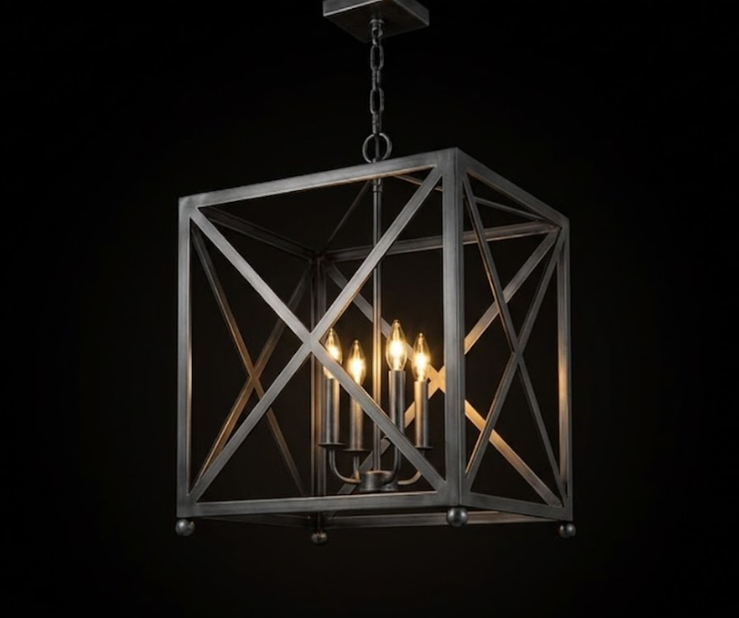 St. James Cortland Copper Chandelier Kitchen Island Pendant Lights