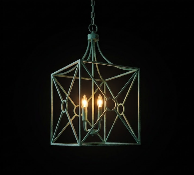 The Yucatan Copper Lantern Kitchen Island Pendant Light Custom Design