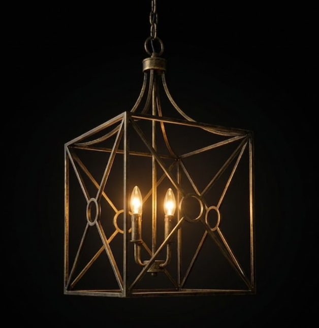 The Yucatan Copper Lantern Kitchen Island Pendant Light Custom Design