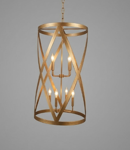 St. James X Drum Copper Chandelier Kitchen Island Pendant Lights