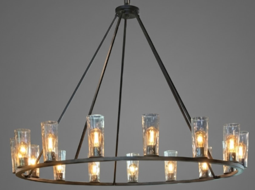 The Bellissima Steel Chandelier Pendant Light Custom Design