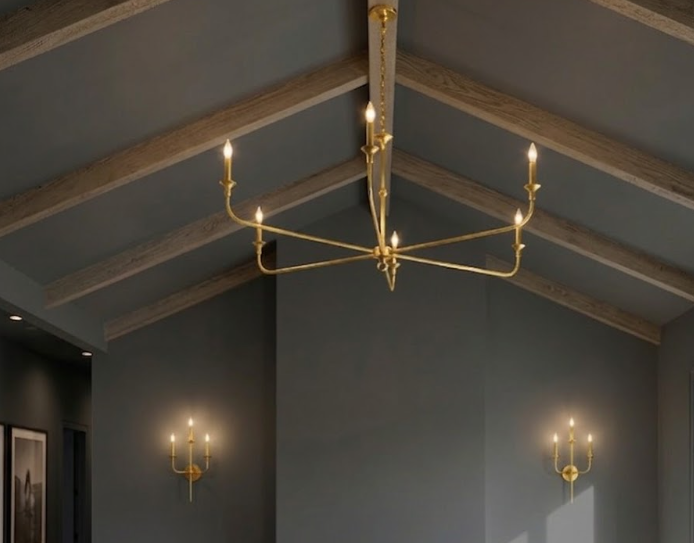 The Valencia Copper Chandelier Pendant Light
