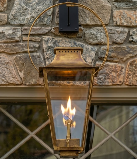 St. James Wood Dale Copper Lantern & Pendant Light With Top Curl