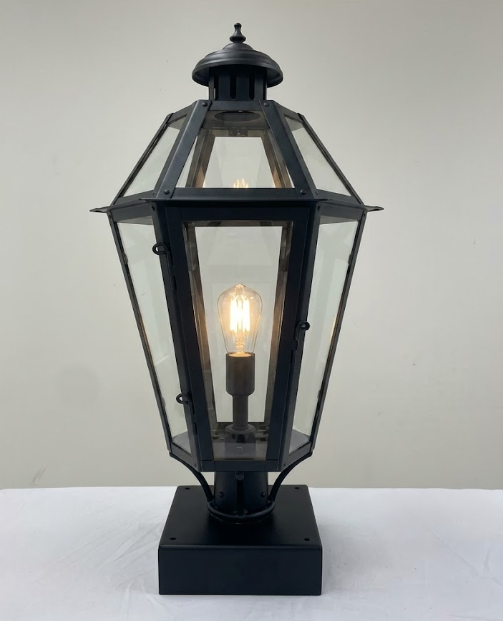 The Long Beach Copper Lantern Pendant Light