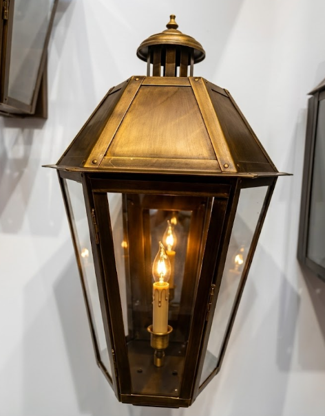 The Long Beach Copper Lantern Pendant Light