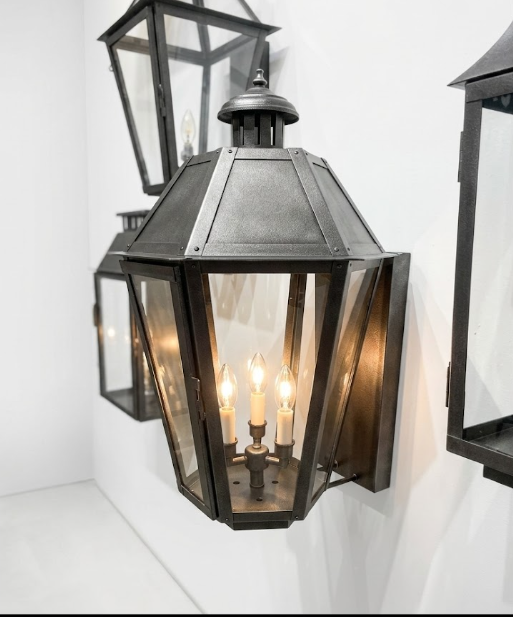 The Long Beach Copper Lantern Pendant Light