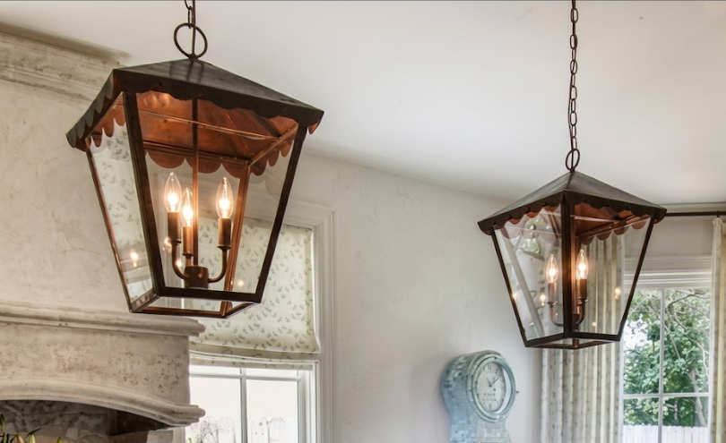 The Old Athens Copper Lantern Kitchen Island Pendant Lights Custom Design
