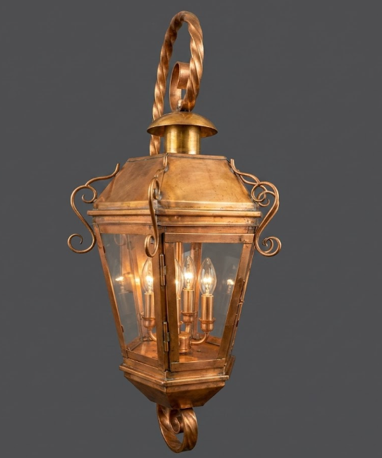The Camelot Copper Lantern Pendant Light Custom Design