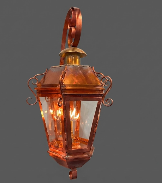 The Camelot Copper Lantern Pendant Light Custom Design