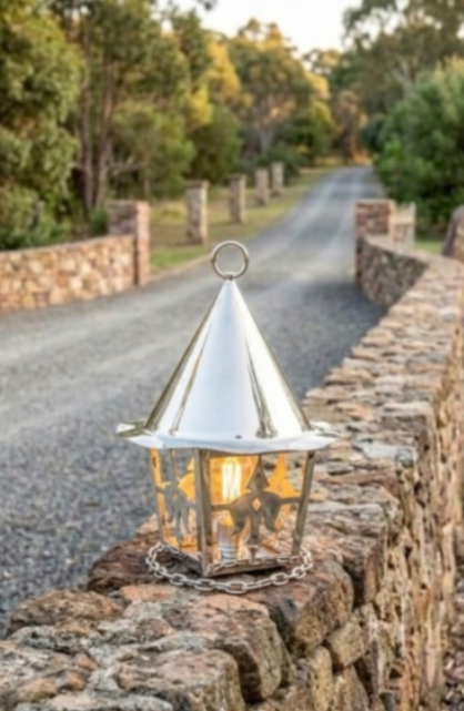 The Ginger Bread House Copper Lantern Pendant Light