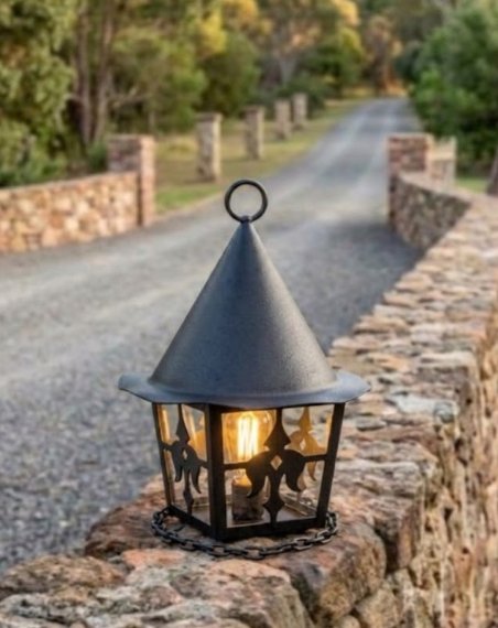 The Ginger Bread House Copper Lantern Pendant Light