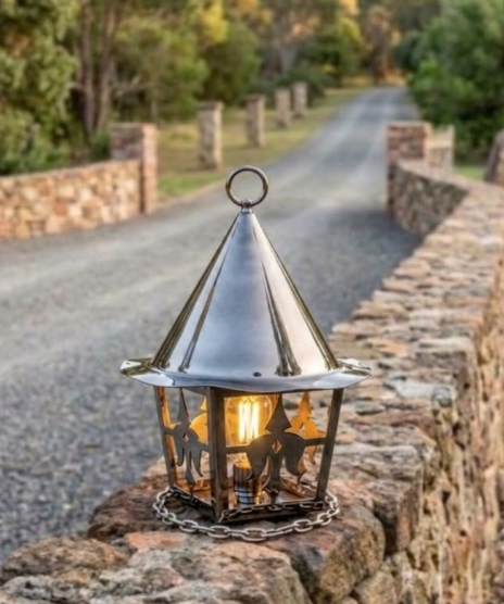The Ginger Bread House Copper Lantern Pendant Light