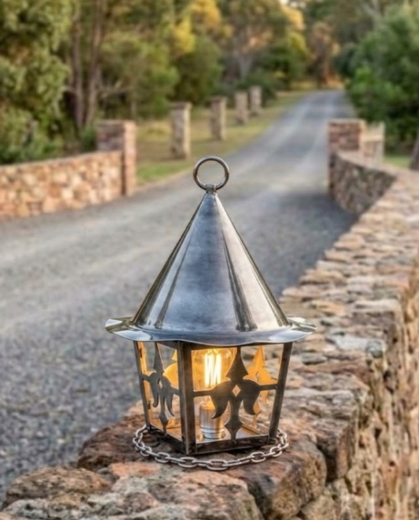 The Ginger Bread House Copper Lantern Pendant Light