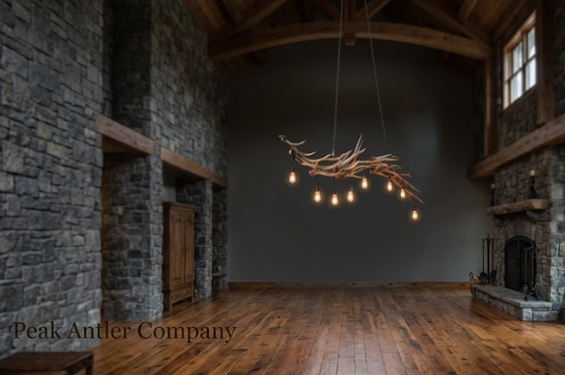 The Mexicali Elk Antler Chandelier