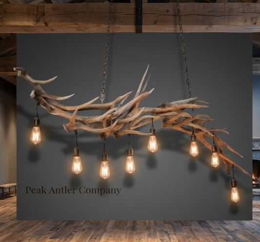 The Mexicali Elk Antler Chandelier
