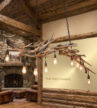 The Mexicali Elk Antler Chandelier