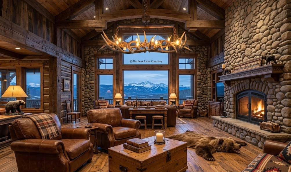 El Rancho Elk Antler Chandelier