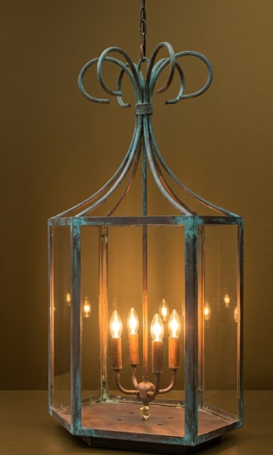 The Remington Copper Lantern Pendant Light Custom Design