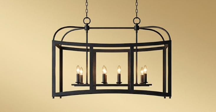 St. James Dalton Copper Chandelier Kitchen Island Pendant Light