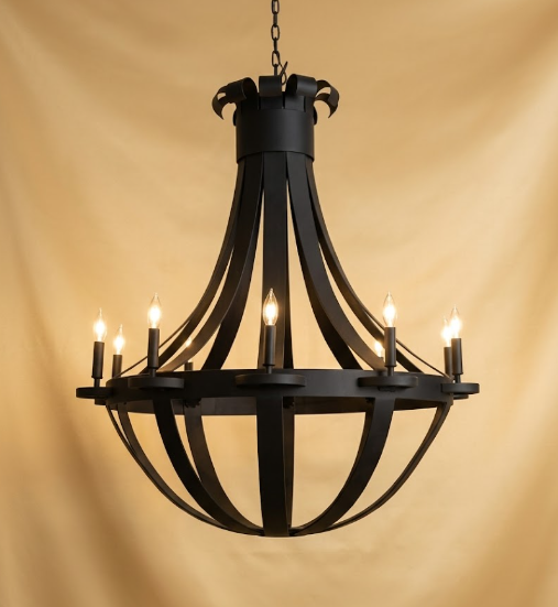 St. James Tear Drop Copper Chandelier Pendant Light