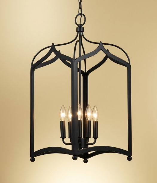 St. James Gothic Cage Copper Chandelier Kitchen Island Pendant Lights