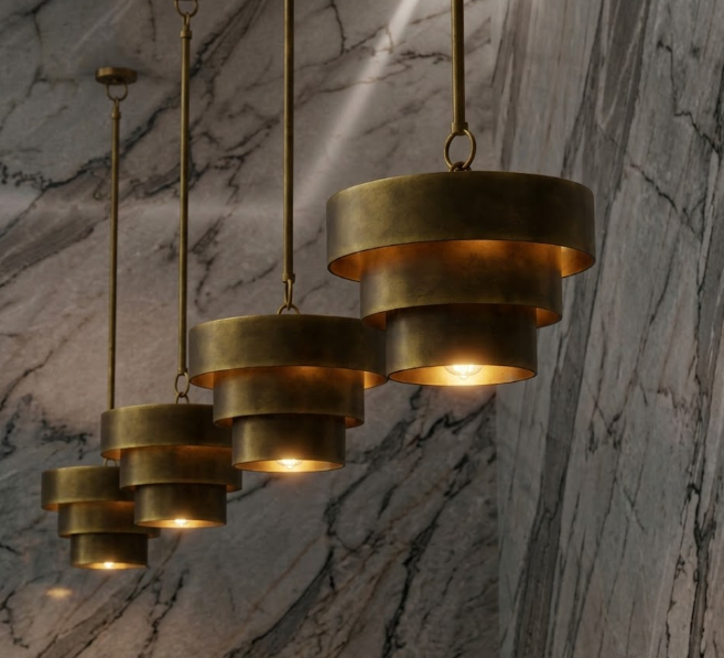 The Castellano Copper Pendant Lights Custom Design