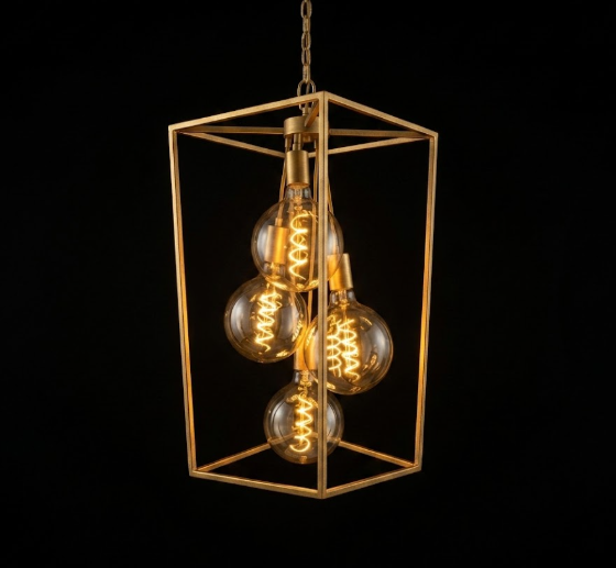 Custom Camden Copper Chandelier Kitchen Island Pendant