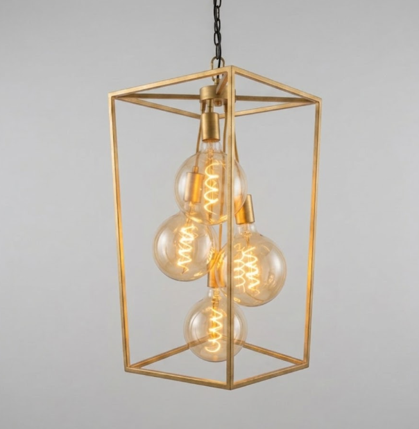 Custom Camden Copper Chandelier Kitchen Island Pendant