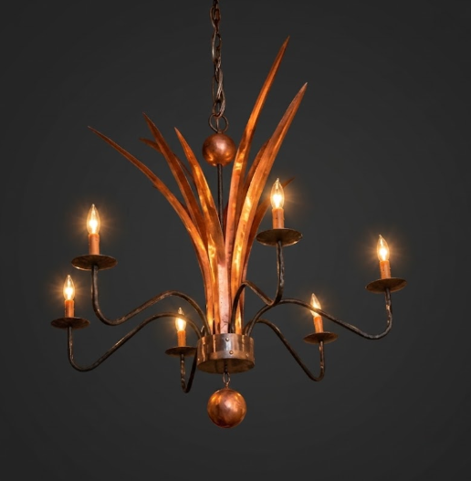 The Marsh Copper Chandelier Pendant Lights