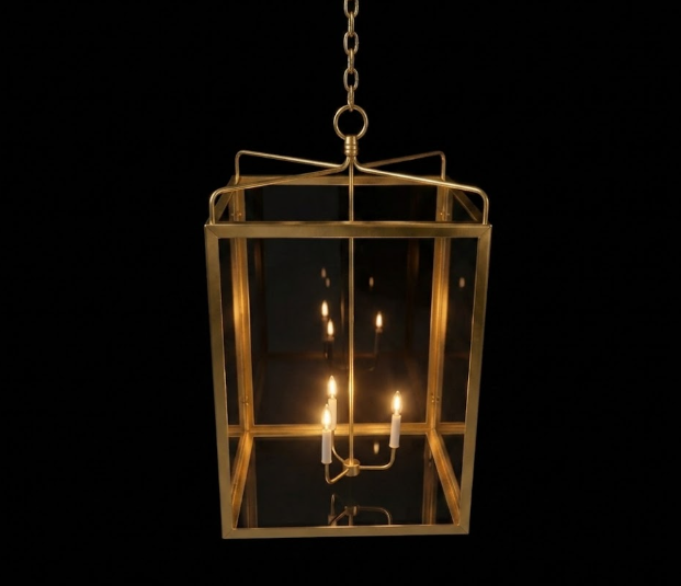 St. James Structure Copper Chandelier Kitchen Island Pendant Lights