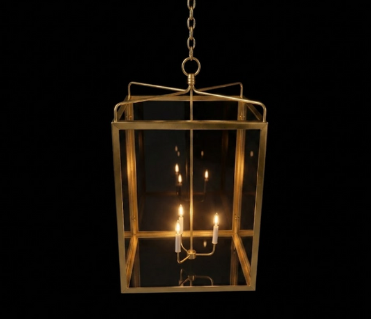 St. James Structure Copper Chandelier Kitchen Island Pendant Lights