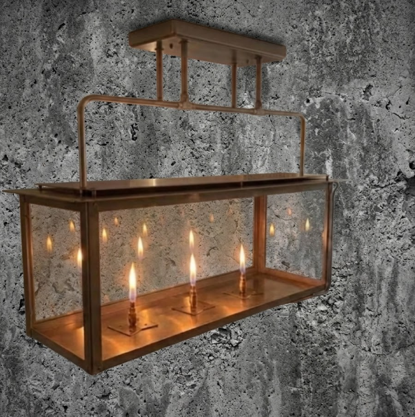 The Baranof Island Copper Chandelier Pendant Light Custom Design