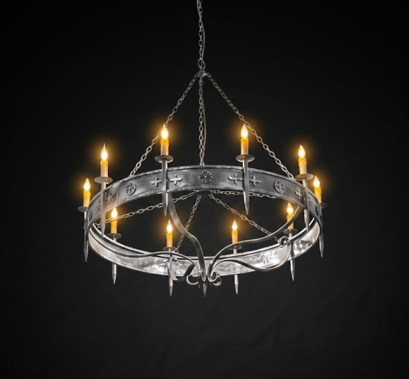 The El Corazon Steel Chandelier Pendant Light Custom Design