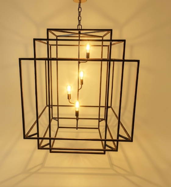 The Kokomo Copper Chandelier Pendant Light Custom Design